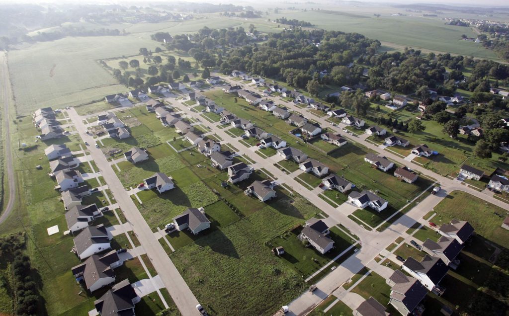 Housing development in Cedar Rapids, Iowa. Presenters at the 2016 HousingIowa Conference made a pitch for inclusionary zoning. (Jim Slosiarek/The Gazette)