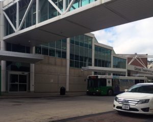 The Cedar Rapids Ground Transportation Center in May 2016.