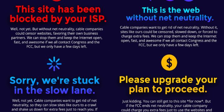 Act now for net neutrality